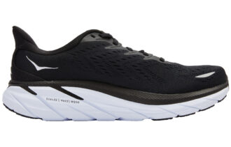 Clifton 8 2E Wide ‚Black White‘