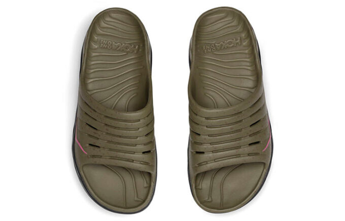 HOKA x Bodega Ora Recovery Slide ‚Martini Olive Jet Black‘
