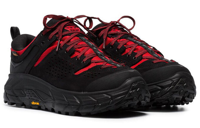 HOKA x Engineered Garments Tor Ultra Low ‚Black Red‘ HOKA x Engineered Garments Tor Ultra Low ‚Black Red‘