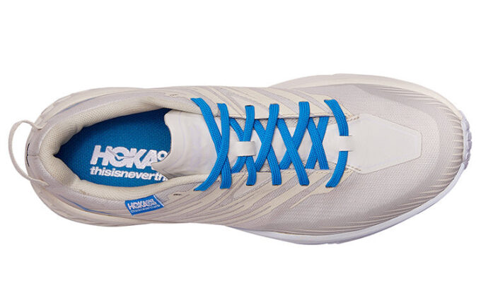 HOKA x thisisneverthat Speedgoat 4 ‚Marshmallow Cyan‘