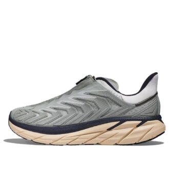 Project Clifton Stricklaufschuh ‚Grau Beige‘