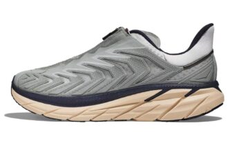 Project Clifton Stricklaufschuh ‚Grau Beige‘