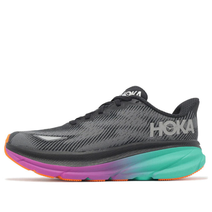 (WMNS) Clifton 9 Gore-Tex ‚Black Electric Aqua‘
