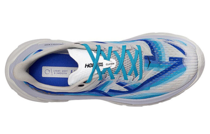 (WMNS) Clifton Edge Geometric ‚White Dazzling Blue‘